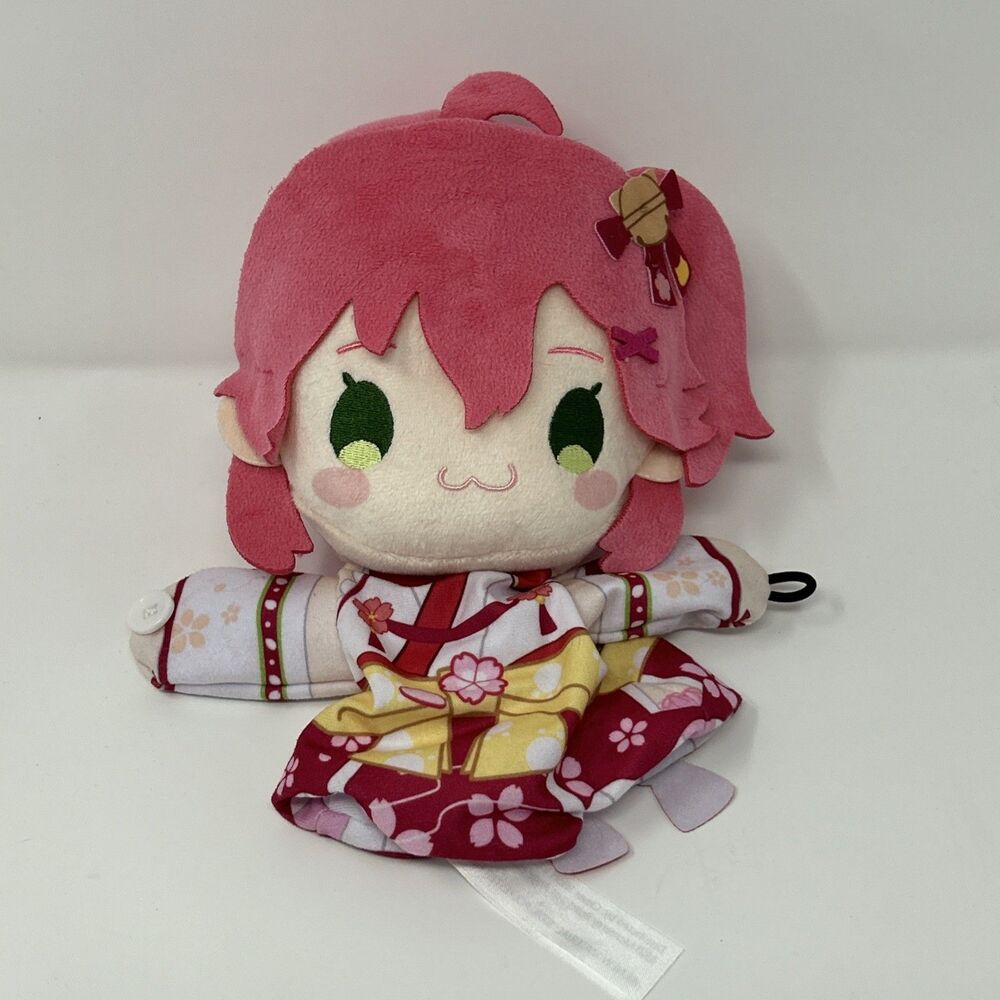 FuRyu Hololive Sakuramiko Puppet Stuffed Toy 25cm Stage Costume ver.
